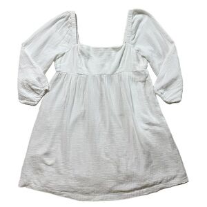 J. Crew White Textured Dress